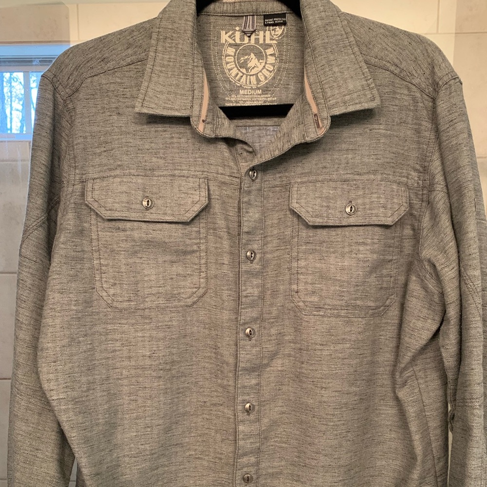 Kuhl long sleeve ‘SHIFTR’ flannel — size medium